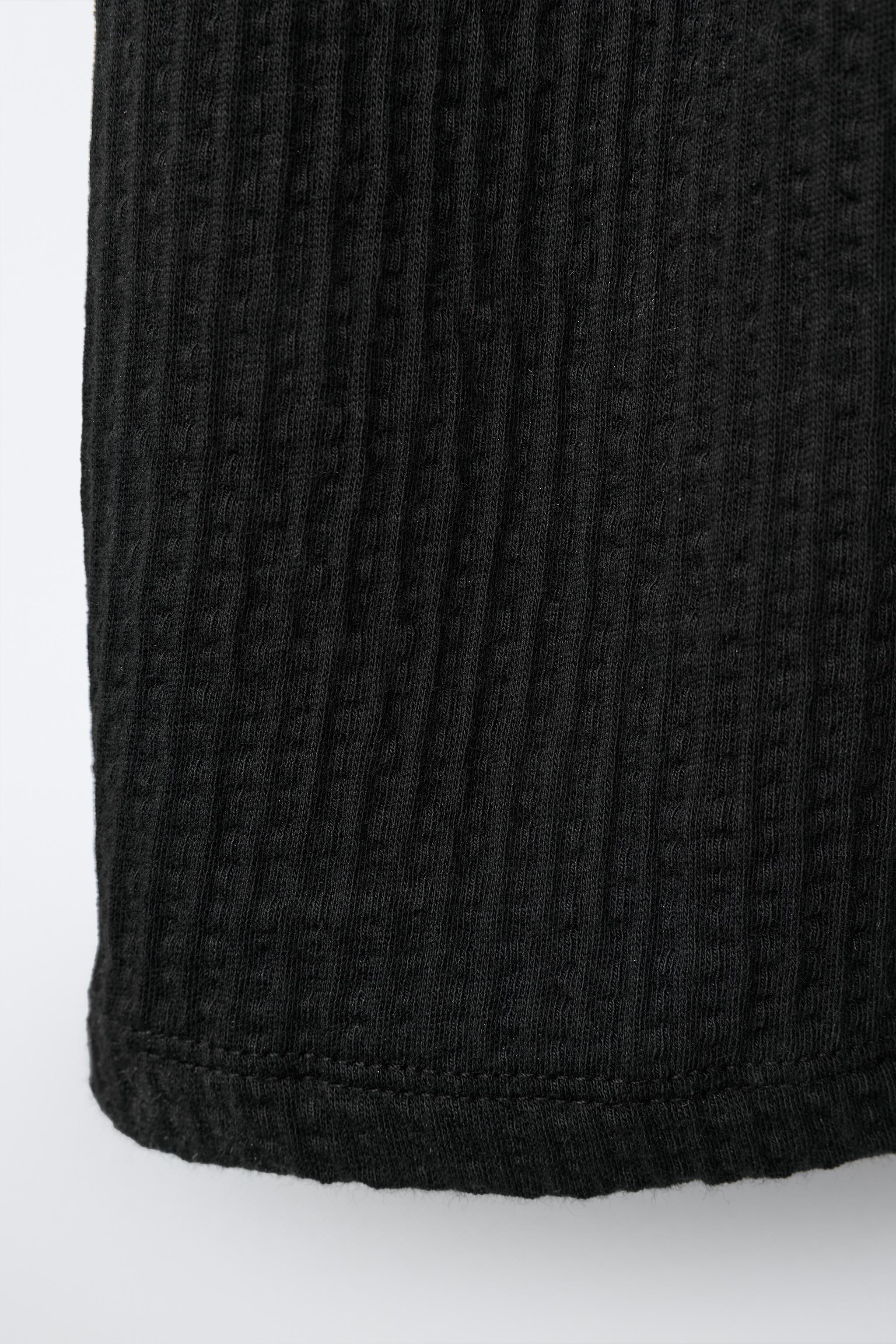 COMBINATION TEXTURED DRESS